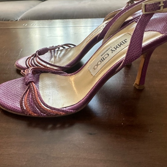 Jimmy Choo Kelissa - 36.5 - US 6 - Lilac Karung - Picture 2 of 4